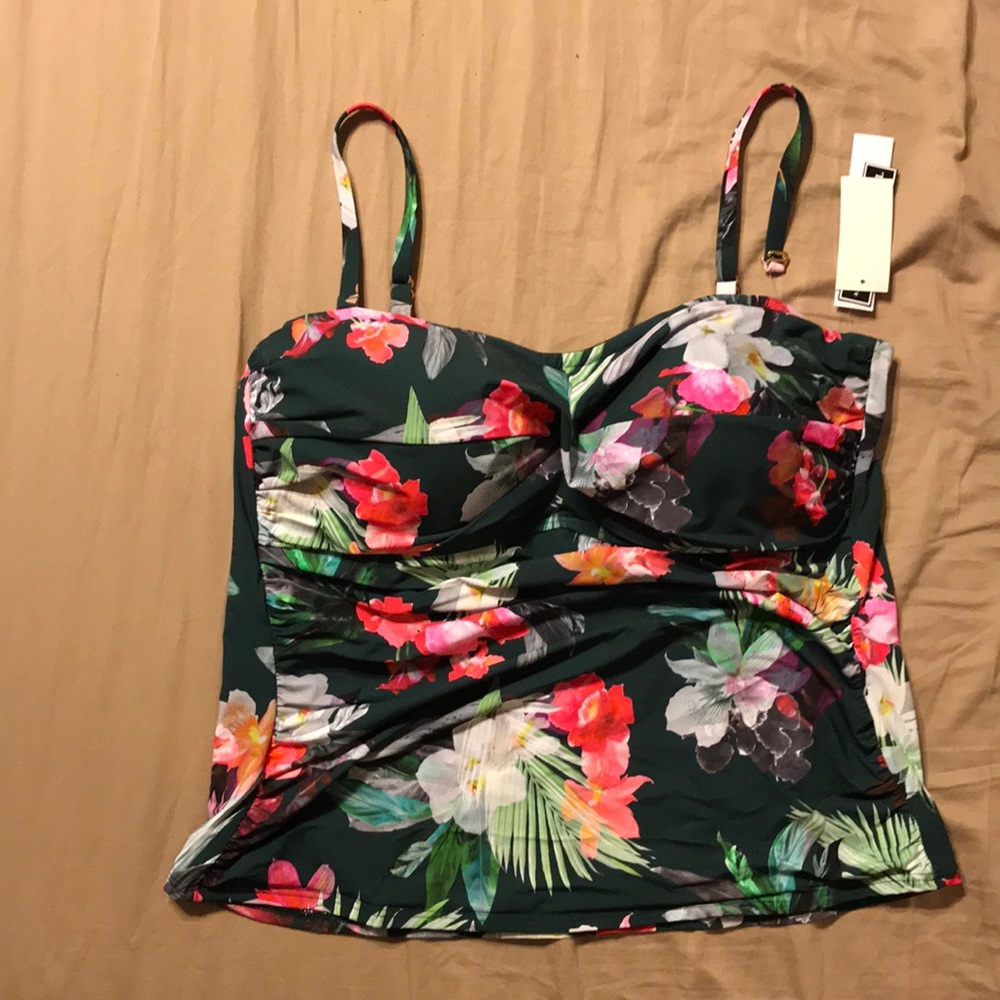 LA BLANCA Tummy Control Tankini - hunter green